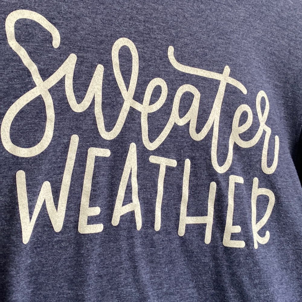 Sweater Weather graphic tee - perfect under your favorite cardigan